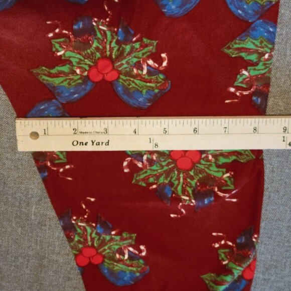 LuLaRoe TC Tall & Curvy Women’s Plus Leggings Red Blue Bows Holiday Christmas - Picture 9 of 16